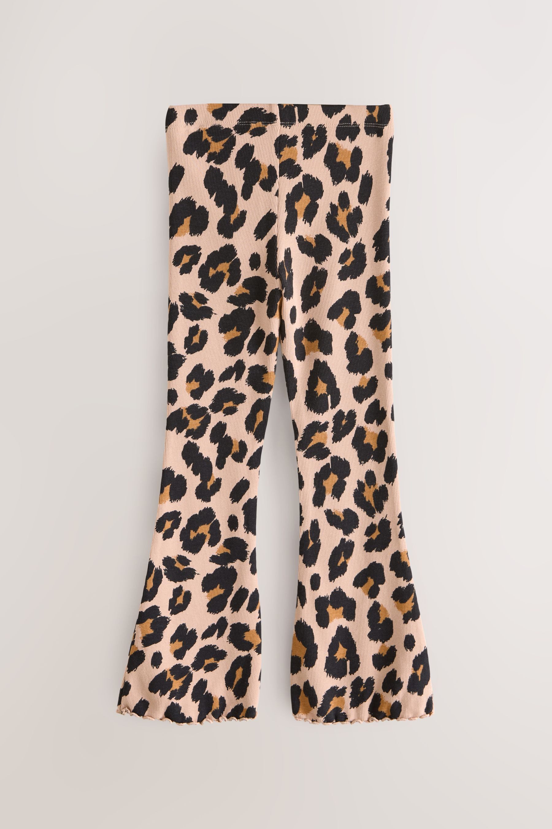 Next Leggings Gerippte Leggings mit ausgestelltem Bein (1-tlg)