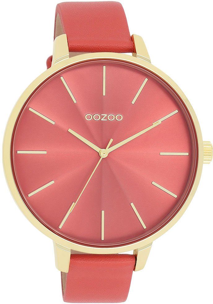OOZOO Quarzuhr C11255, Armbanduhr, Damenuhr, Lederarmband, günstig online kaufen