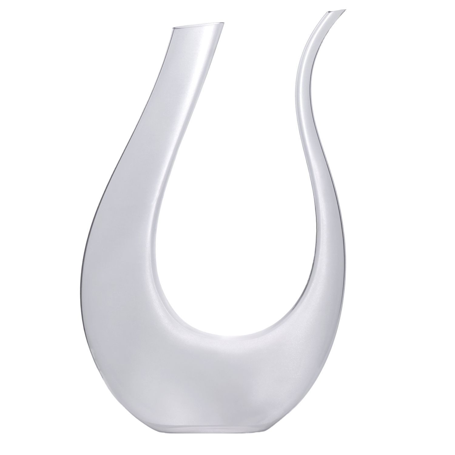 Intirilife Dekanter Weinkaraffe Rotweinkaraffe Dekanter Dekantierer Glaskaraffe 1200 ml, (1-tlg., 1x Dekanter), Wein Dekanter U-Form Glas …