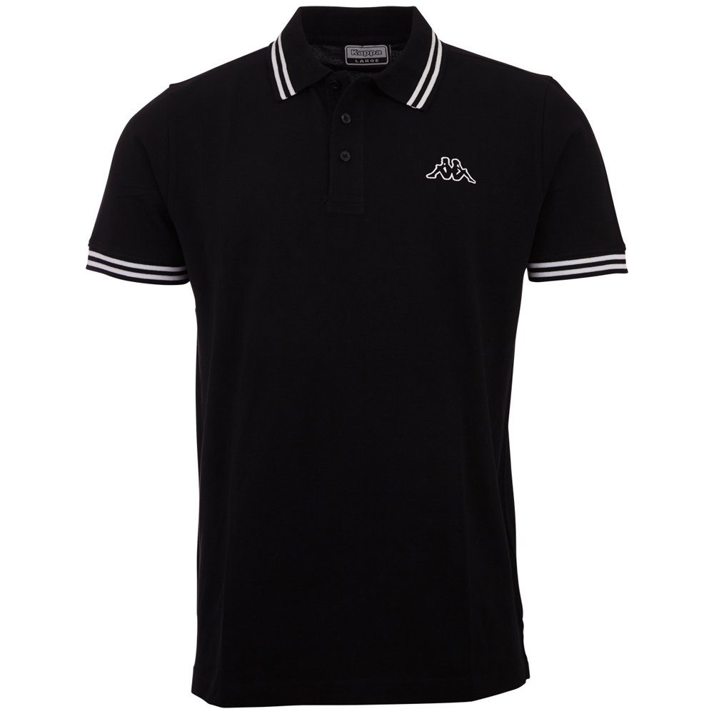 Kappa Poloshirt - mit farblichen Akzenten an Kragen und Ärmelsaum