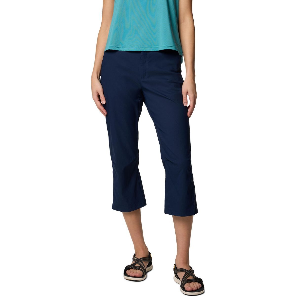 Columbia Funktionsshorts Leslie Falls Capri II Vielseitige Capri-Hose mit UV-Schutz, wasserabweisend, wandelbar zur