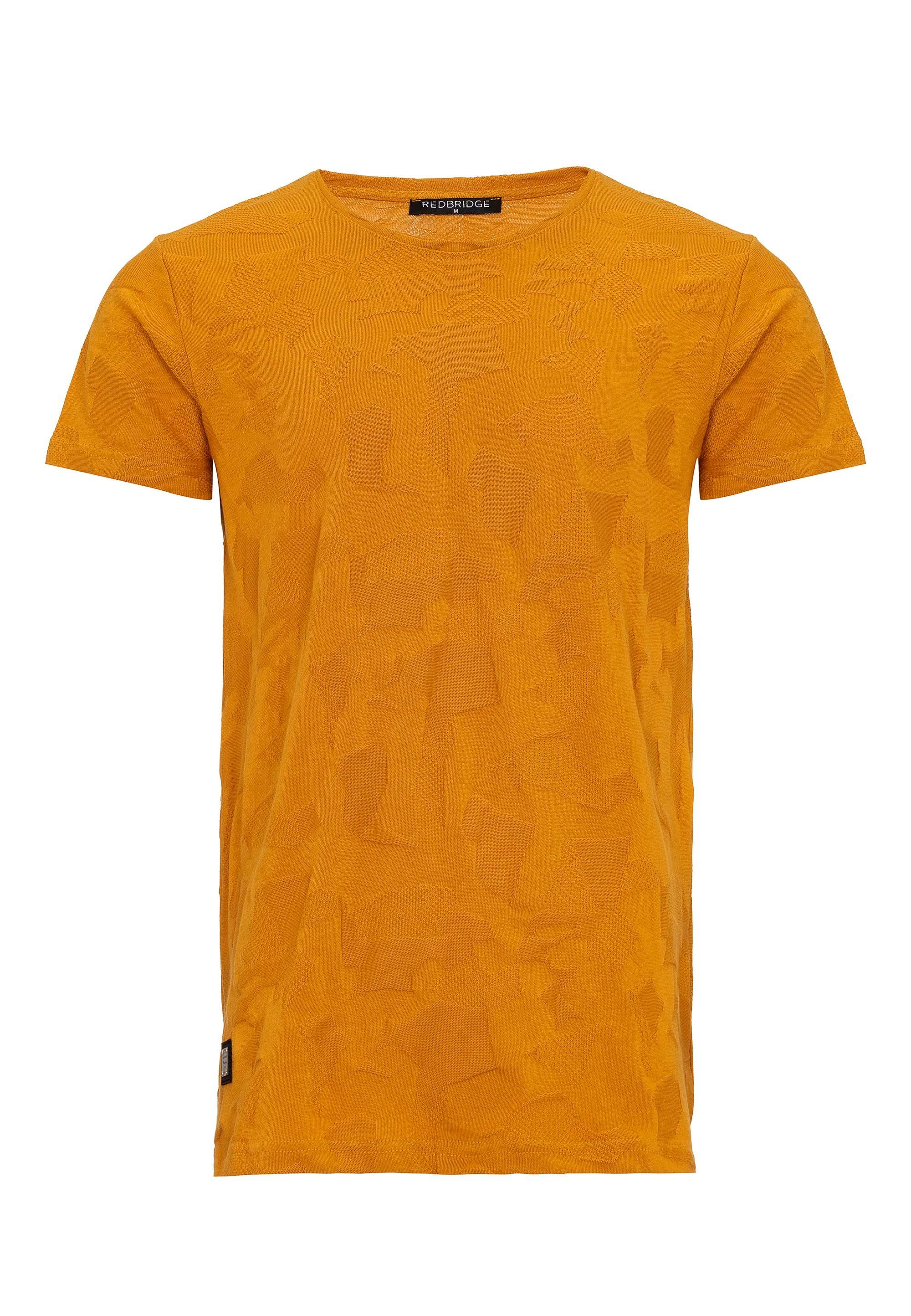 Rapids senf "Pressed-Pieces"-Design innovativem RedBridge T-Shirt mit Cedar