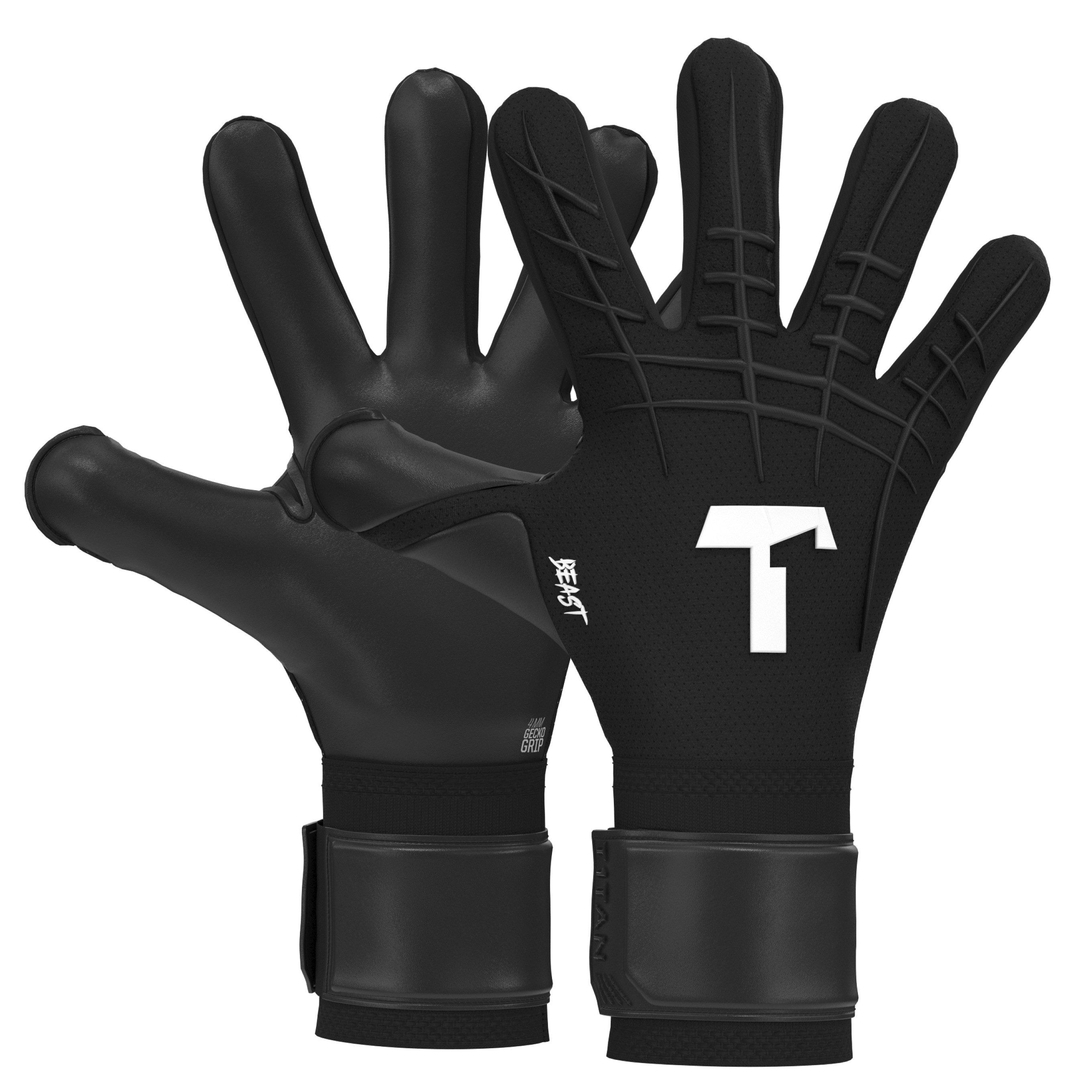 T1TAN Torwarthandschuhe Erwachsene, Shadow BEAST, Größe 6-11