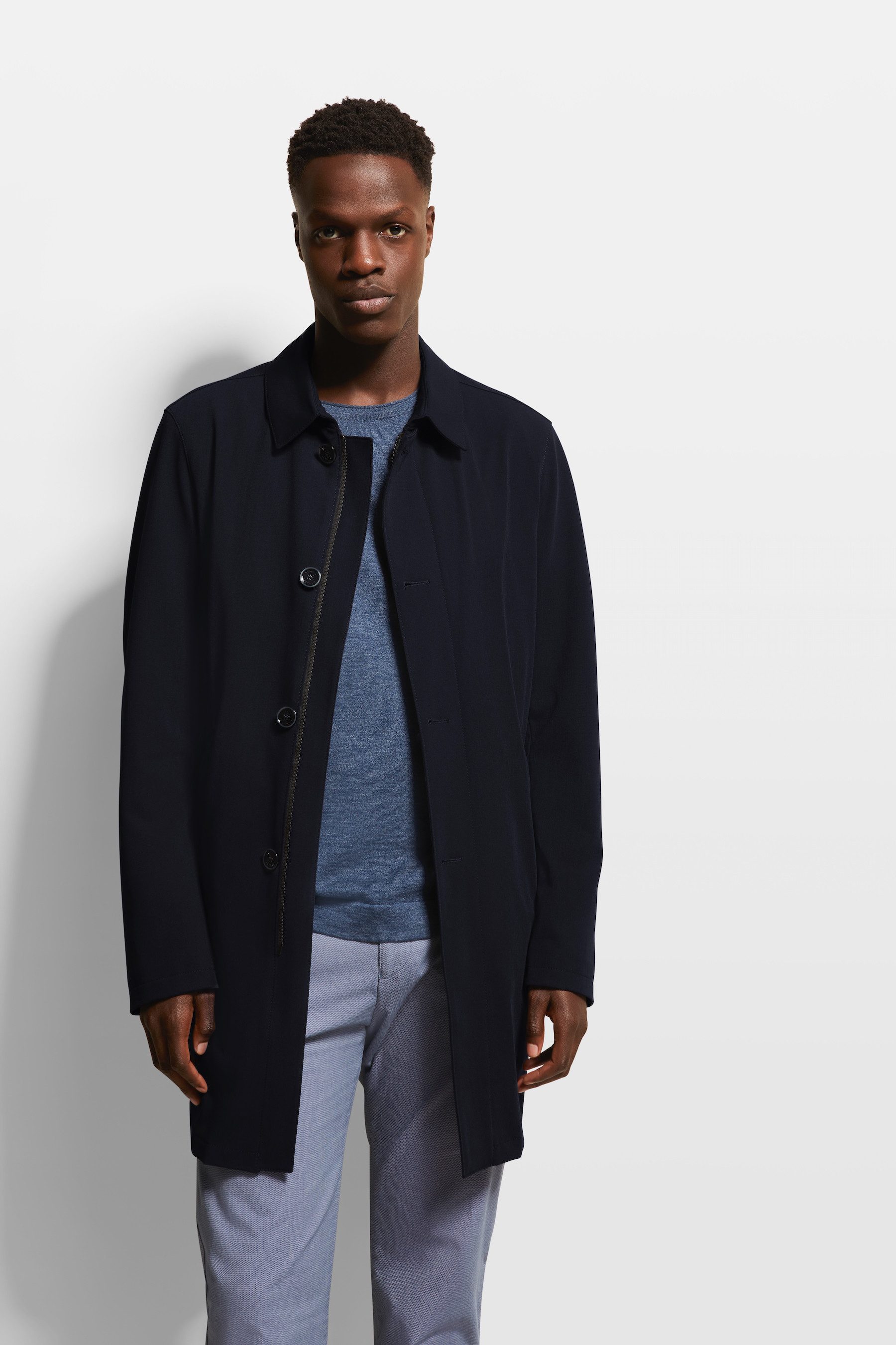 bugatti Kurzmantel mit Leistentaschen