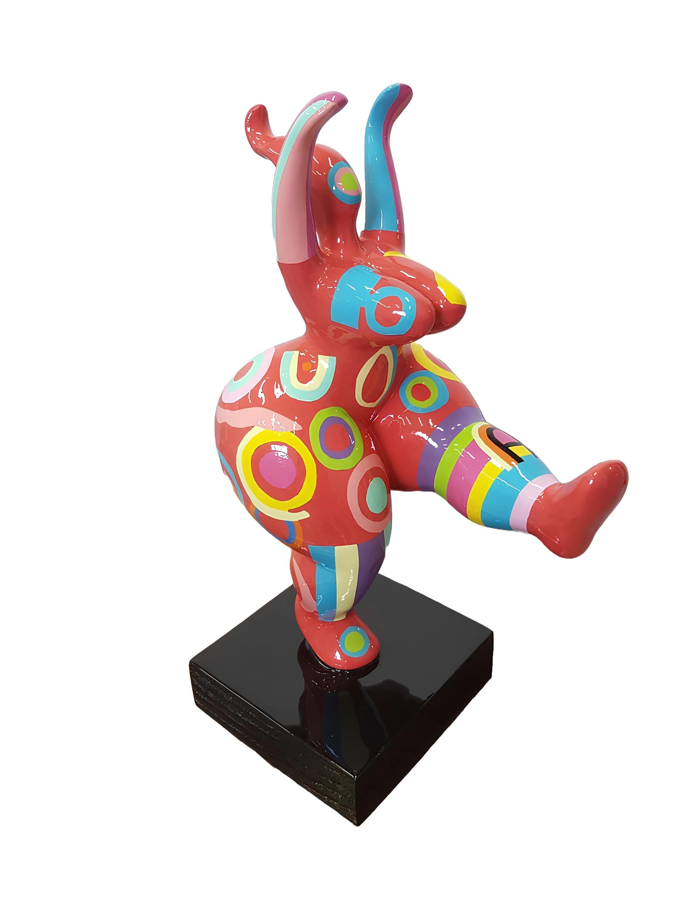Xlmoebel Dekofigur Abstrakte Frauenfigur in elegantem Design aus hochwertigem Material (Skulptur P161B - 85 cm), Hergestellt in Europa
