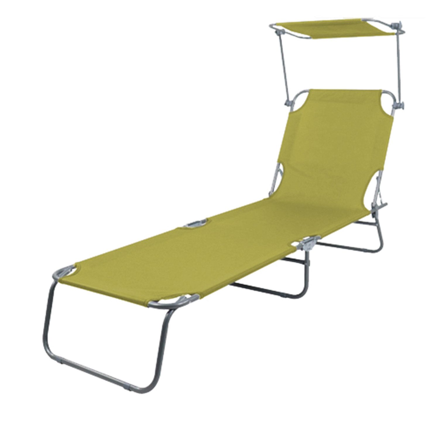 Mojawo Doppelliege 3-Bein Gartenliege Campingliege Lime günstig online kaufen