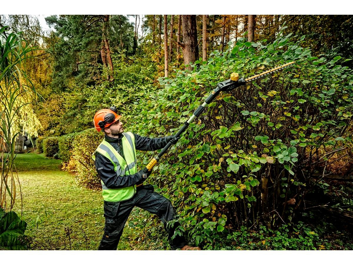 DeWalt Teleskop-Heckenschere 18 Volt, Basiv., bis 2.15 m Arbeitshöhe, bis zu 2,15 Meter Arbeitslänge, ohne Akku und Ladegerät