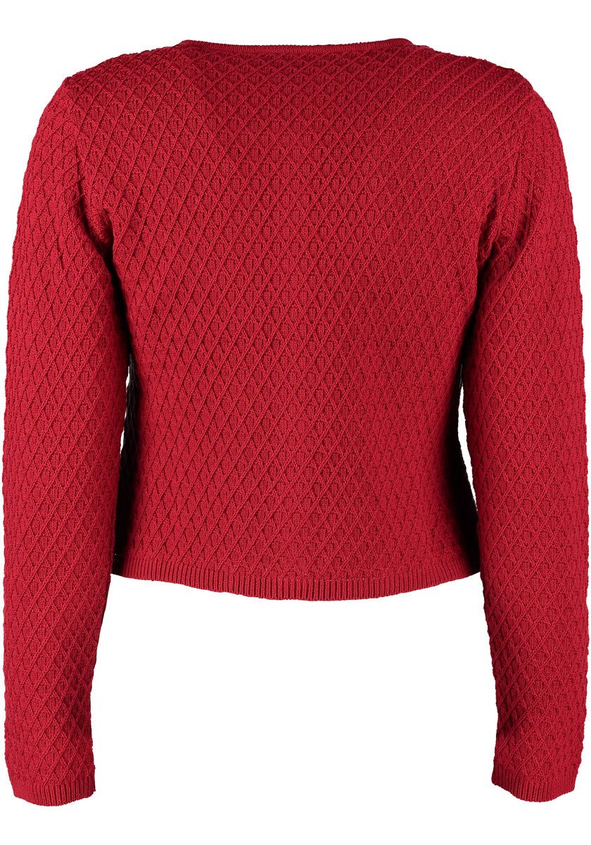 OS Trachten Strickjacke Quivun Trachtenjacke mit Rautenmuster günstig online kaufen