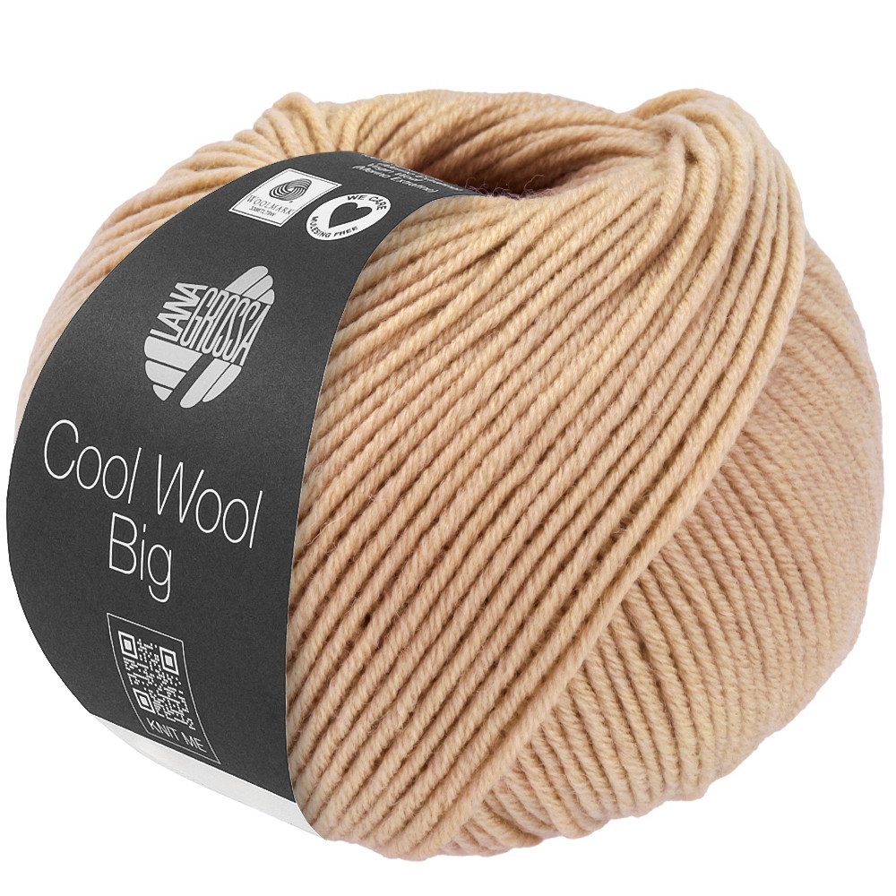 LANA GROSSA COOL WOOL BIG Häkelwolle, 120 m (Klassiker aus purer, extrafeiner Merinowolle), 50 g