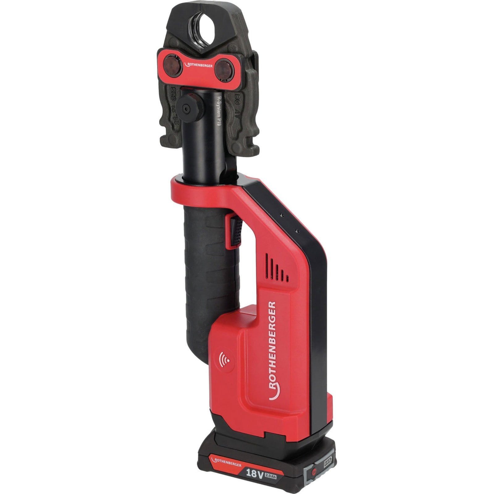 Rothenberger Sanitär-Installationsset ROTHENBERGER ROMAX COMPACT III Set TH16-20-26-32, 2Ah, Akku-Pressmasch