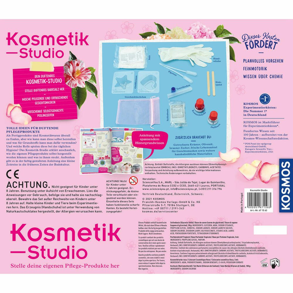 Kosmos Experimentierkasten Kosmetik-Studio