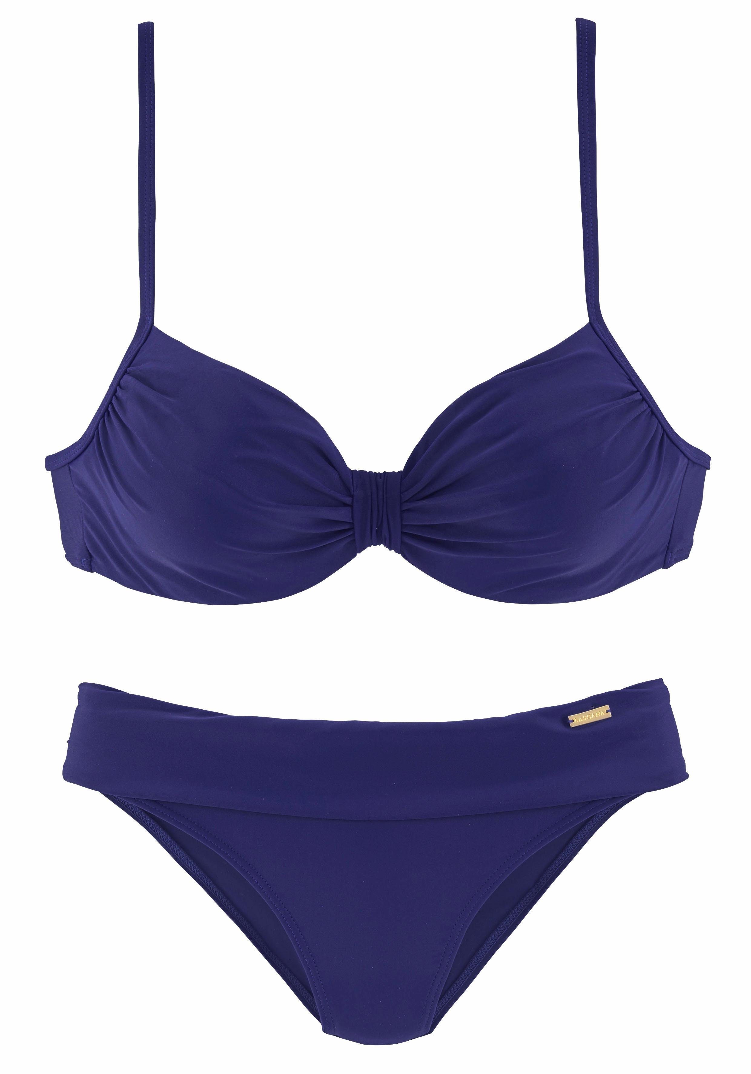 LASCANA Bügel-Bikini mit Raffungen am Cup günstig online kaufen