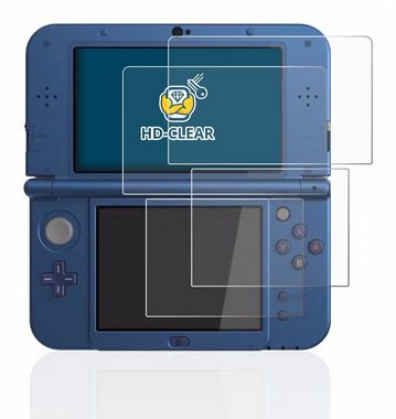 BROTECT Schutzfolie für Nintendo New 3DS XL, Displayschutzfolie, 2 Stück, Folie klar