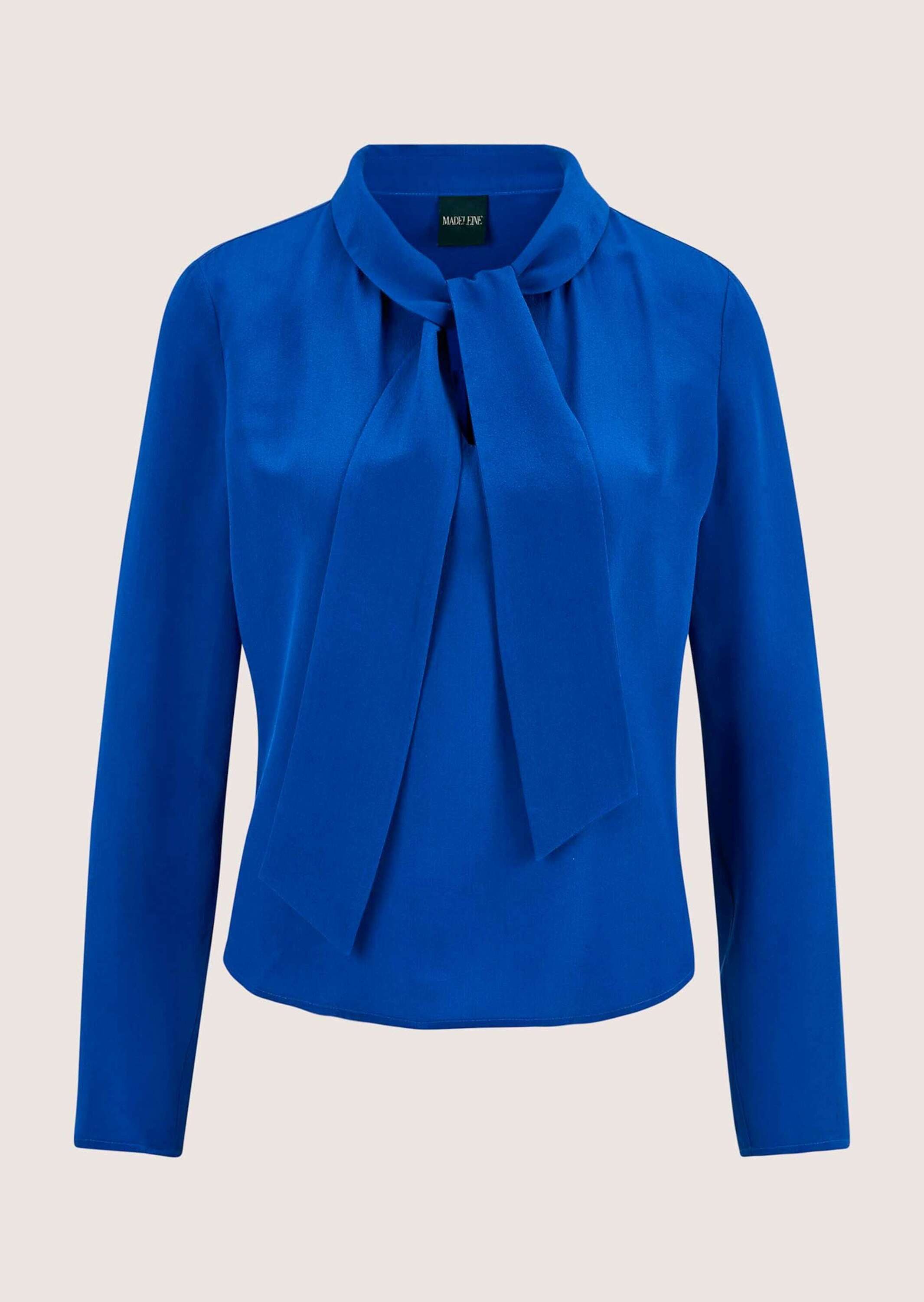 Langarmbluse Elegante Bluse mit V-Ausschnitt