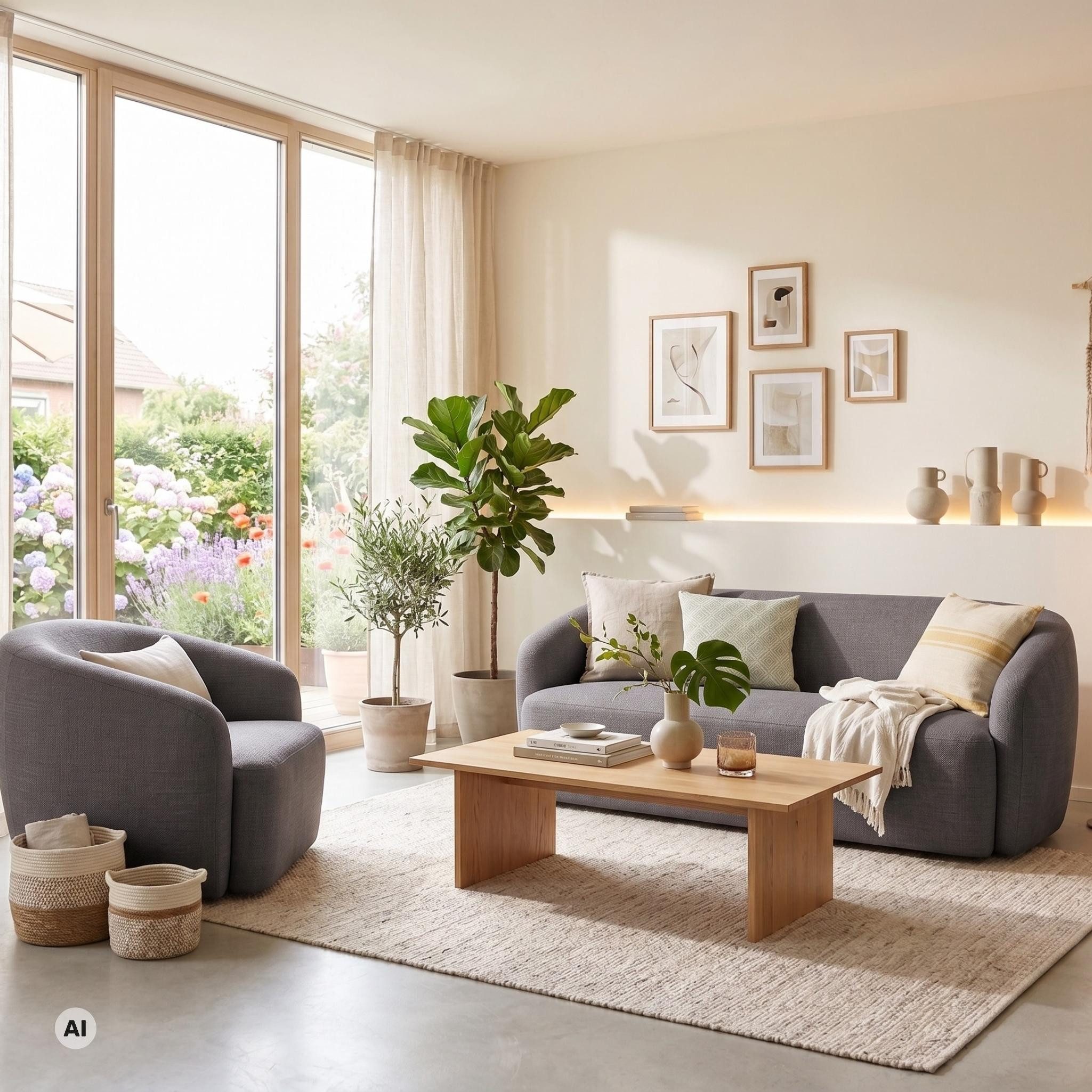 MR.DEKO Loungesessel Loconia – drehbarer Relaxsessel & Sessel Wohnzimmer (Einzelsessel, montiert geliefert, kombinierbar mit Sofa Loconia, 1-St), Sessel mit Drehfunktion, Komfortpolsterung & Strukturstoff