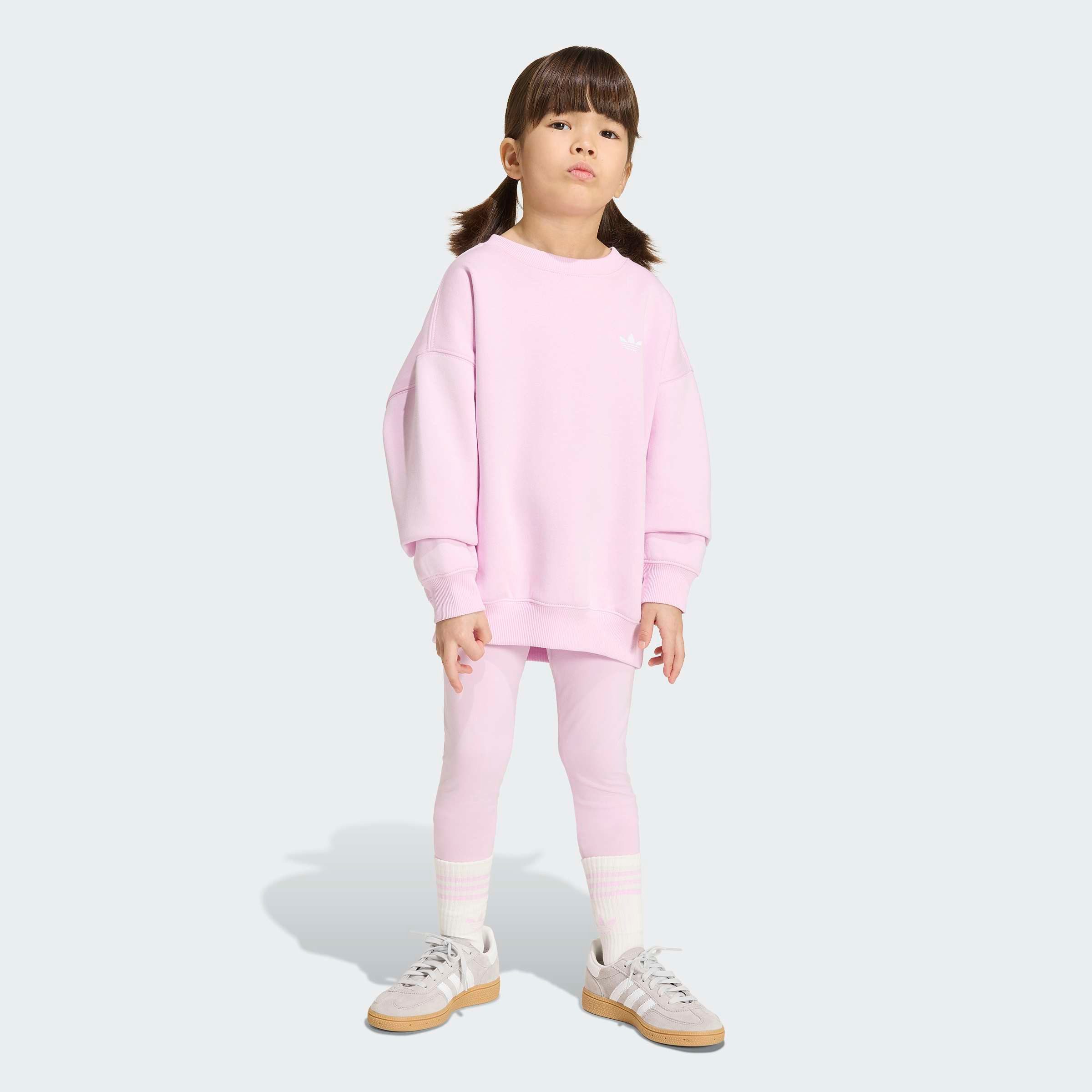 adidas Originals Trainingsanzug CREW LEG SET (2-tlg), für Kinder, 2-teilig, aus Baumwolle und Polyester