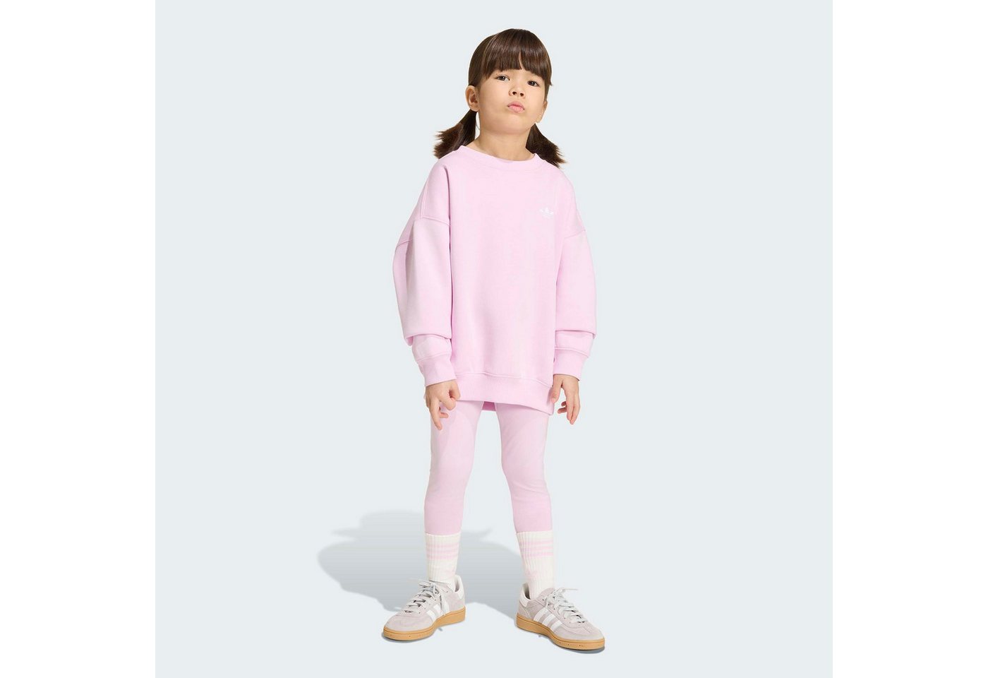 adidas Originals Trainingsanzug CREW LEG SET (2-tlg), für Kinder, 2-teilig, aus Baumwolle und Polyester