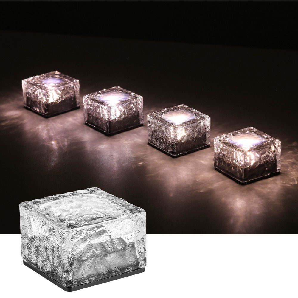 LETGOSPT LED Solarleuchte 4er Set Solar günstig online kaufen