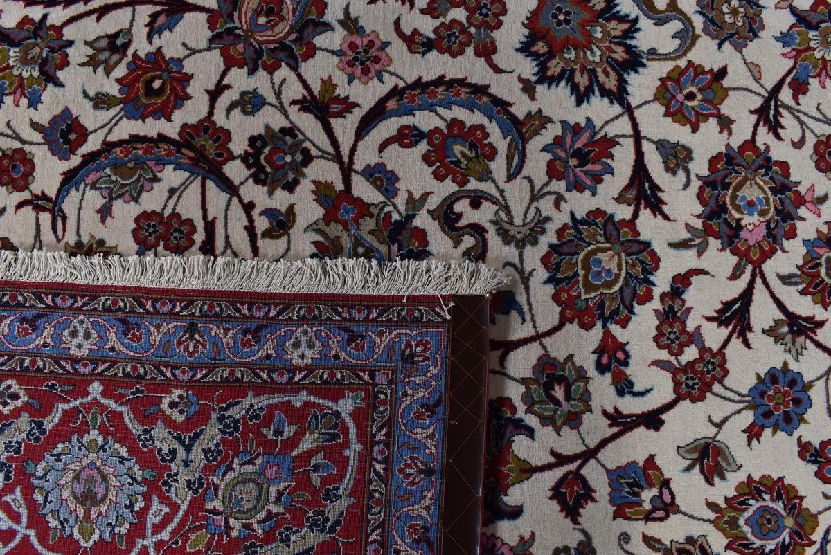Orientteppich Isfahan 297x397 Handgeknüpfter Perserteppich, Nain 8 / mm rechteckig, Trading, Höhe: Orientteppich