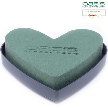 Oasis Schaumgummi OASIS® IDEAL Herzen - 12 x 14 x 3,5cm - 6 St.