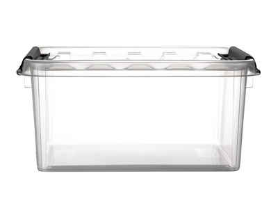 Orthex Stapelbox Stapelbare Box Smart Store Classic 31 transparent Deckel & Verschluss (1 St)