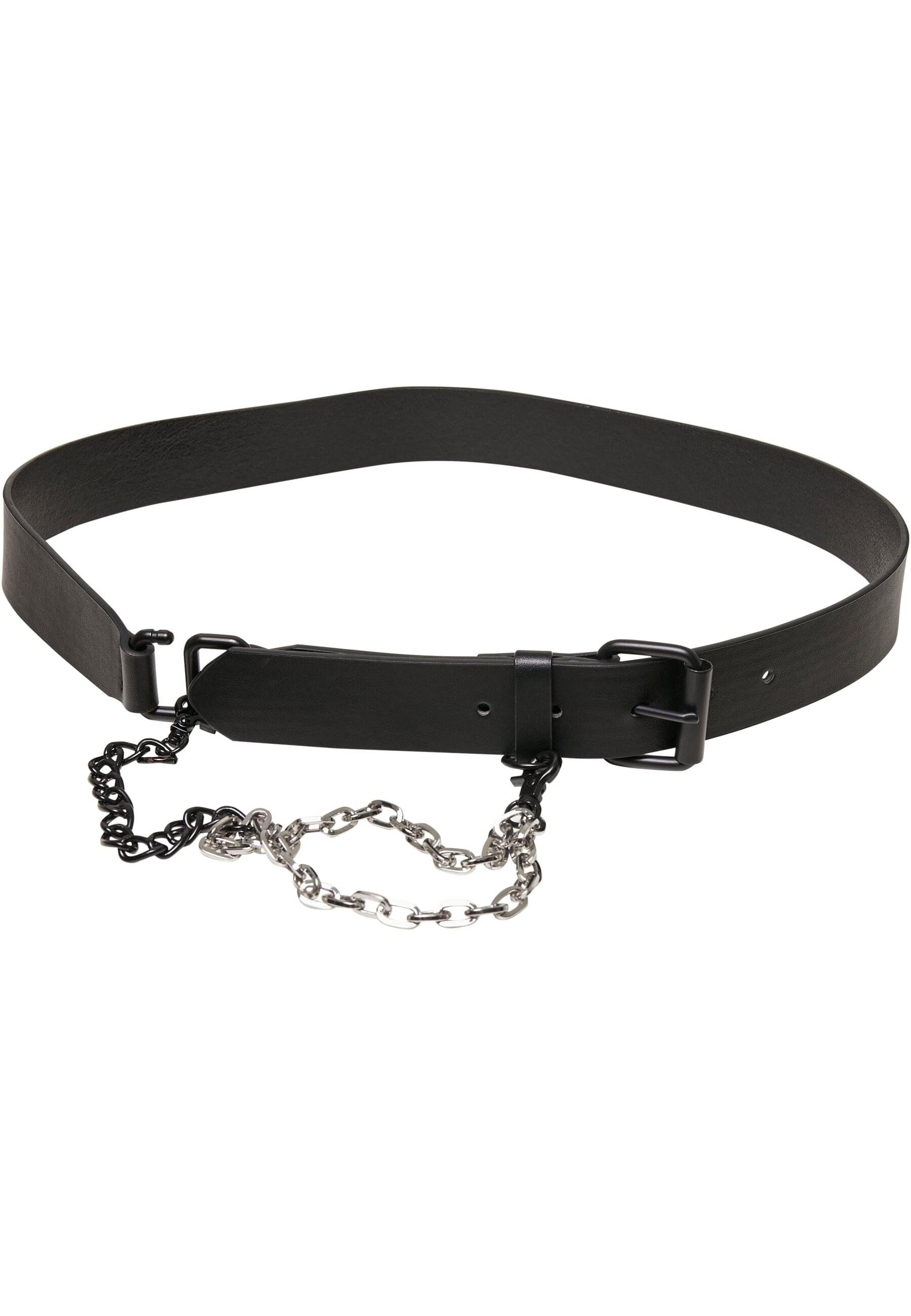 URBAN CLASSICS Hüftgürtel Urban Classics Unisex Imitation Leather Belt With Metal Chain