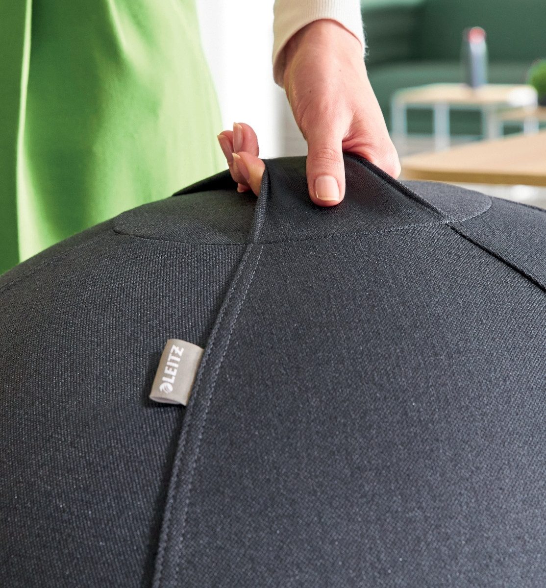 LEITZ Bürostuhl Sitzball Ergo Cosy 65 cm grau günstig online kaufen