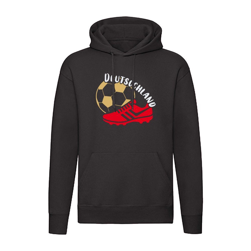 G-graphics Hoodie Deutschland – Schuh – Fussball Unisex Pullover mit einem Motiv für den echten Fan