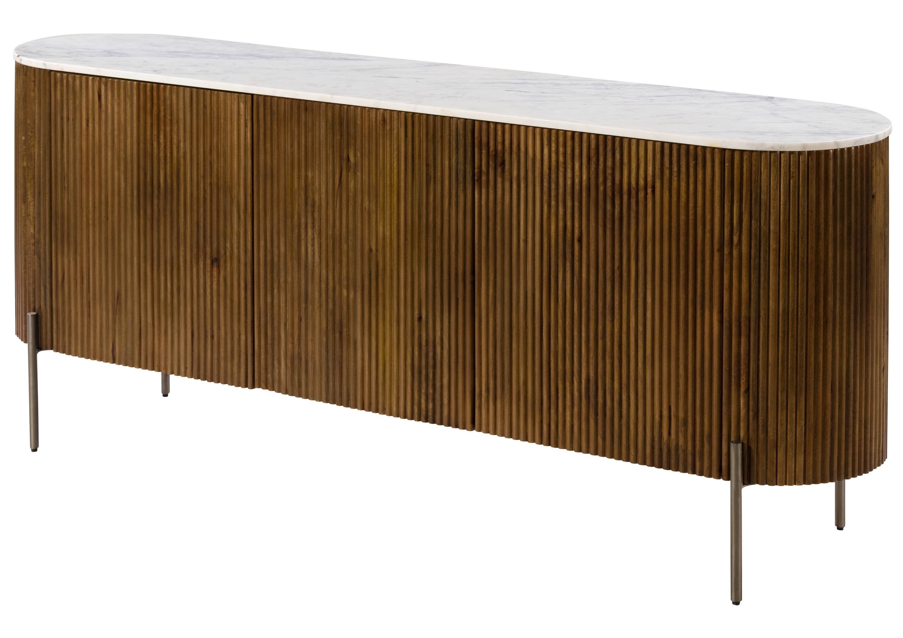 Massivmoebel24 Sideboard (Mango 180x40x76 braun lackiert günstig online kaufen