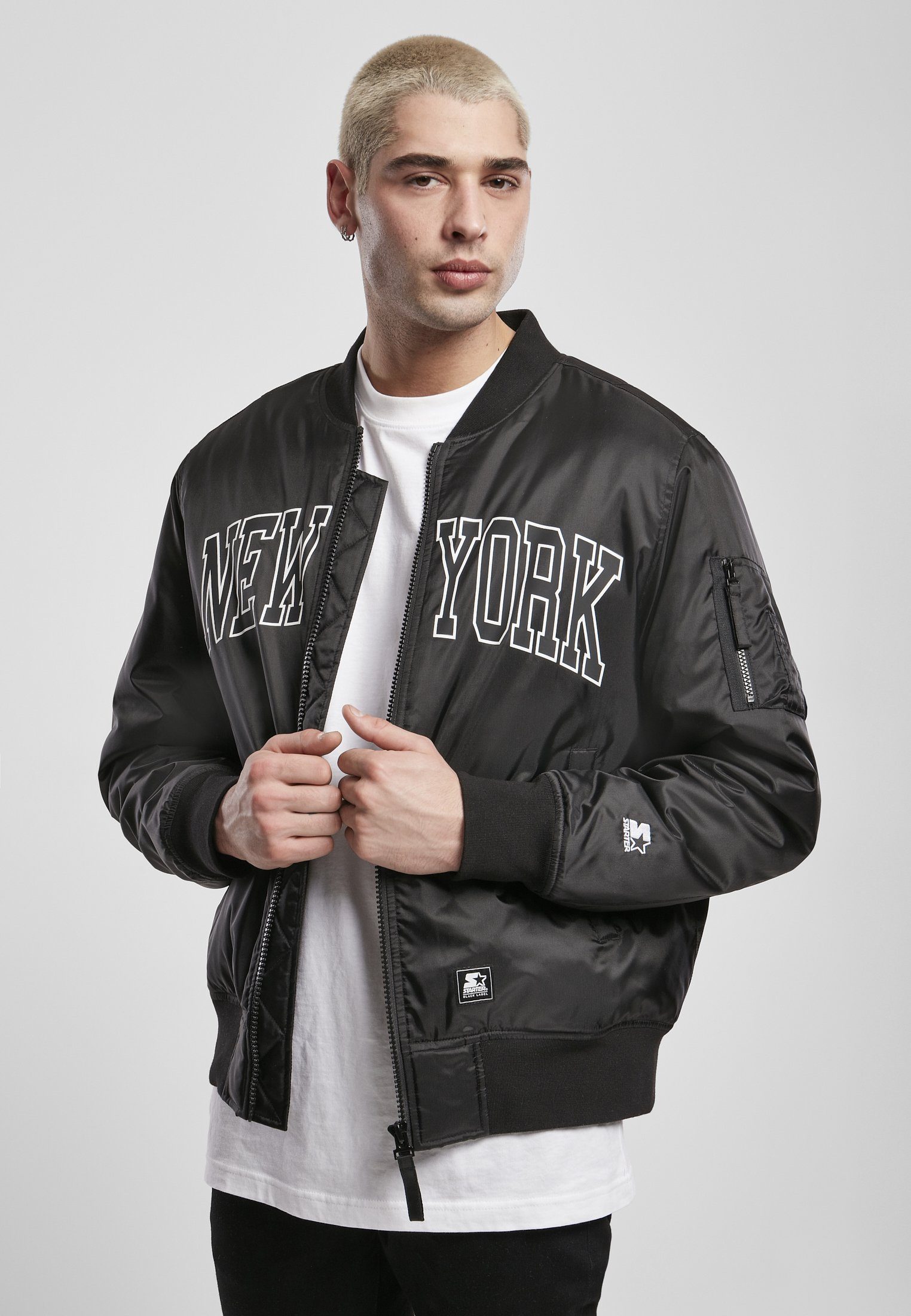 Starter Black Label Outdoorjacke »Starter Black Label Herren Starter New York Bomber Jacket ...