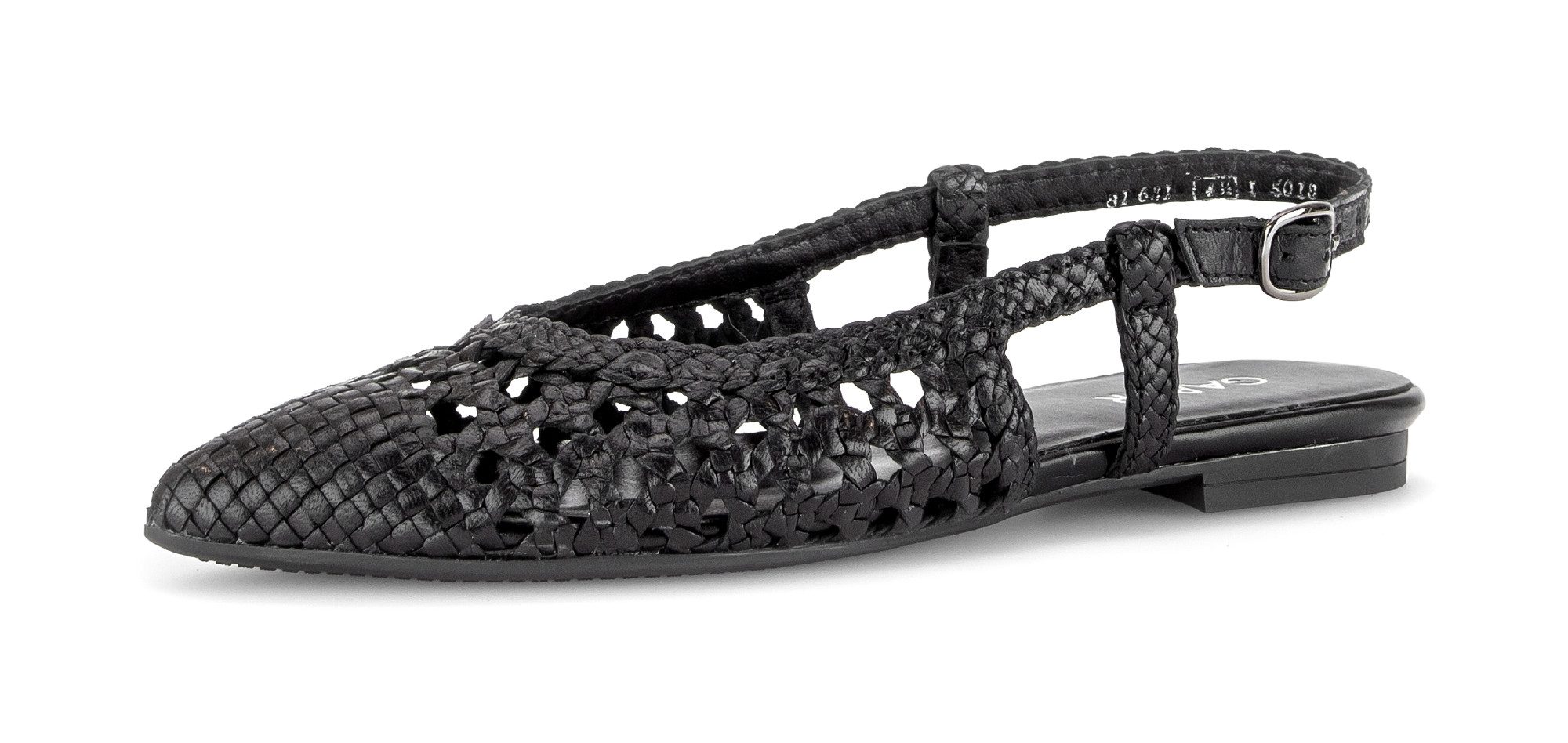 Gabor Slingpumps, Blockabsatz, Sommerschuh in modischer Flechtoptik
