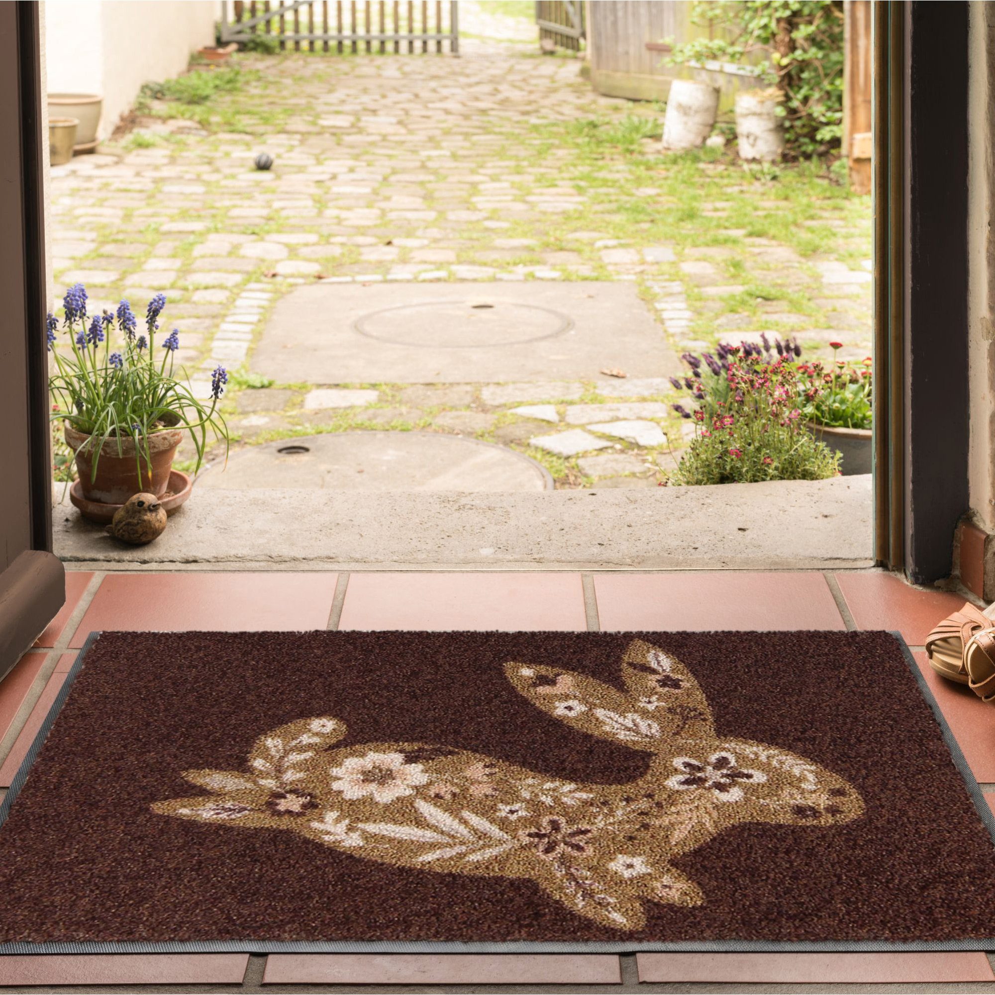 Fußmatte Fußmatte "Time to Spring", eckig, günstig online kaufen