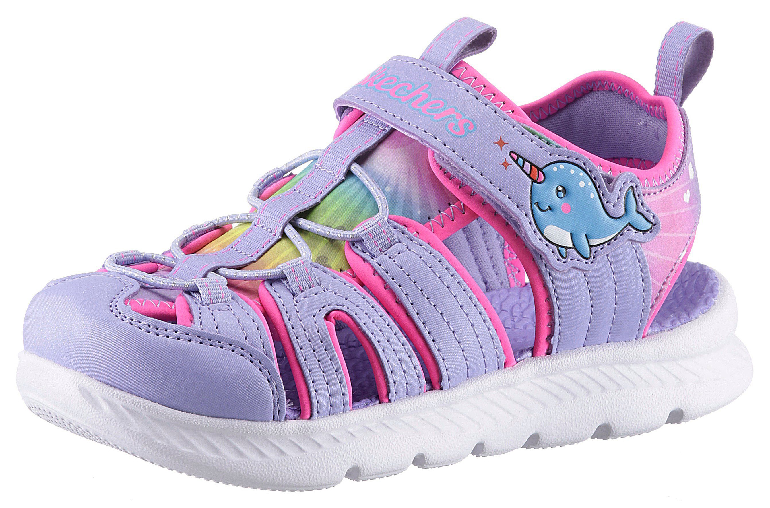 Skechers Kids C-FLEX SANDAL 2.0-DAZZLING EX Sandale, Sommerschuh, Klettschuh, Sandalette, mit praktischem Klettverschluss