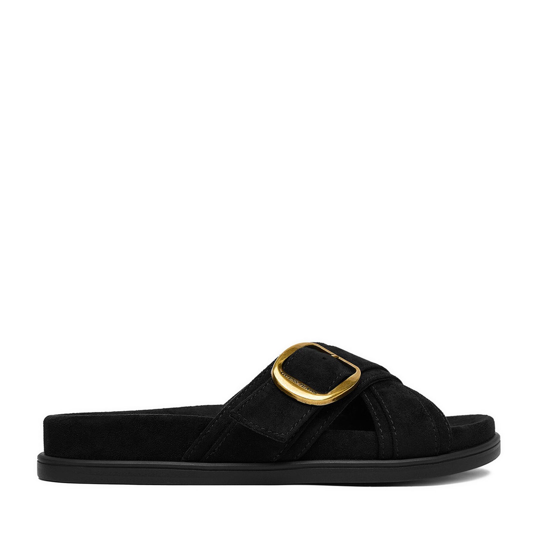 Guess Jeans Damen-Flip-Flops Schwarz Badepantolette