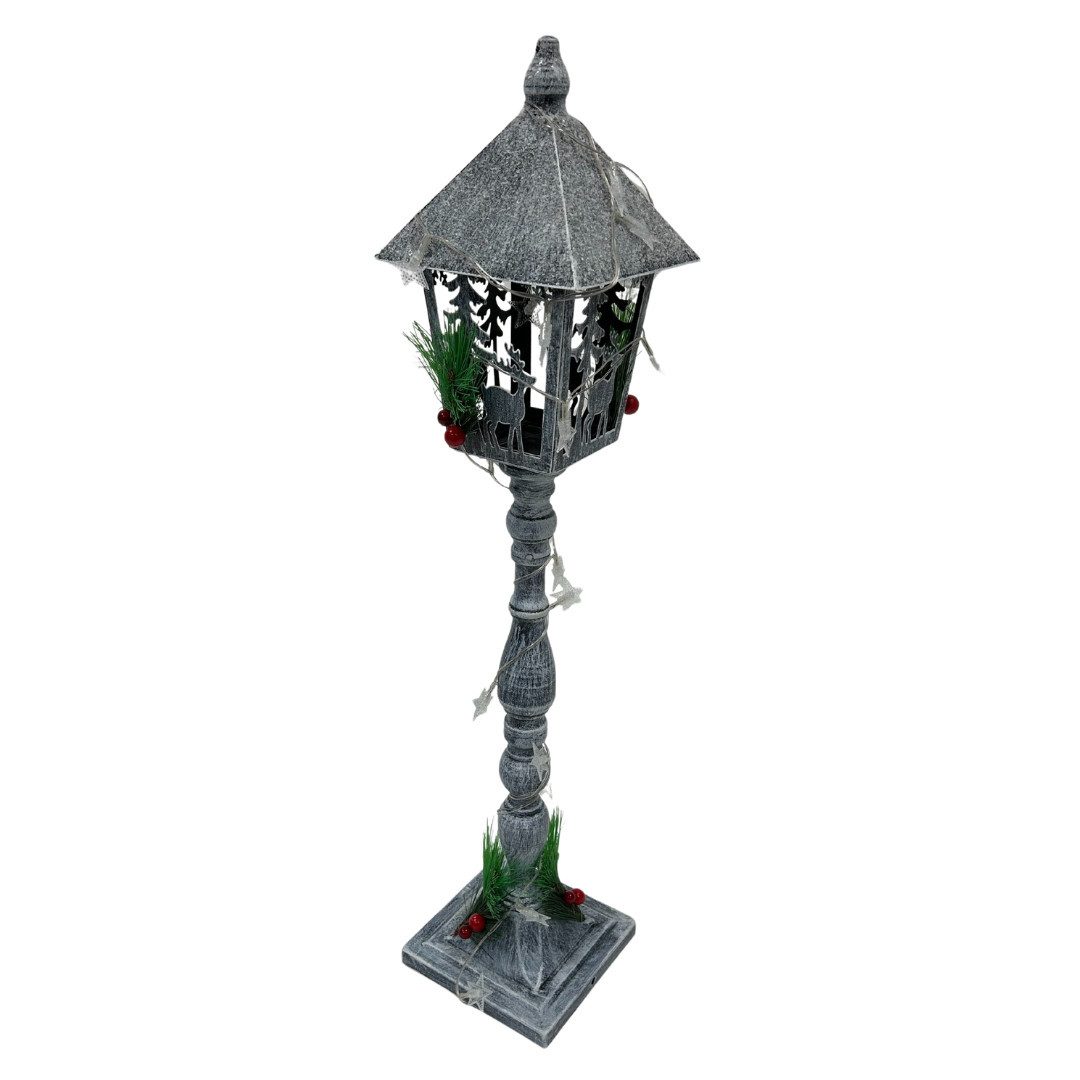abc HOME LED Laterne Laterne Weihnachten, LEDs, 2 Varianten, Batteriebetrieben, 76 cm H, LED fest integriert, Warmweiß