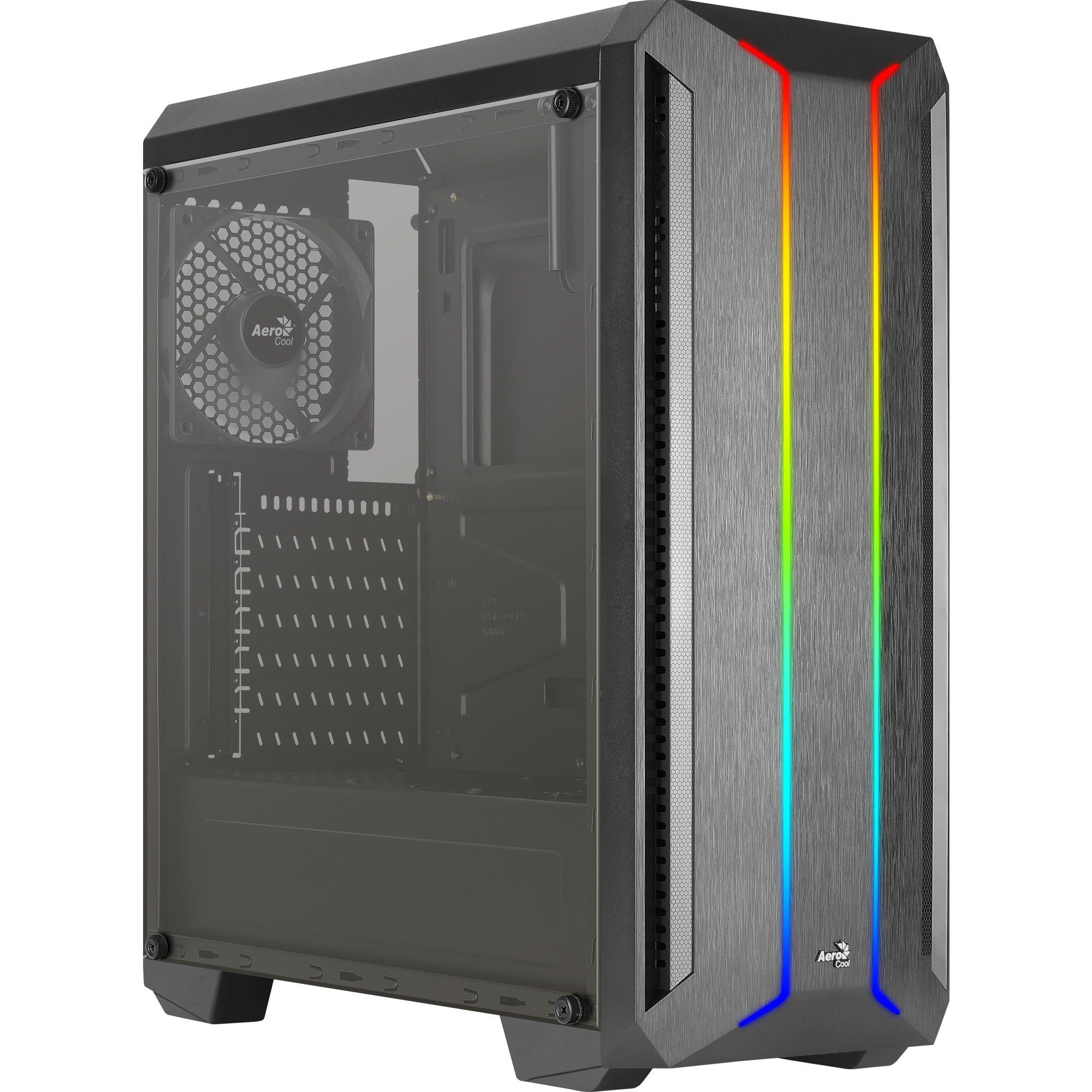 Aerocool PC-Gehäuse Aerocool Skyline ARGB, Tower-Gehäuse, (Seitenteil