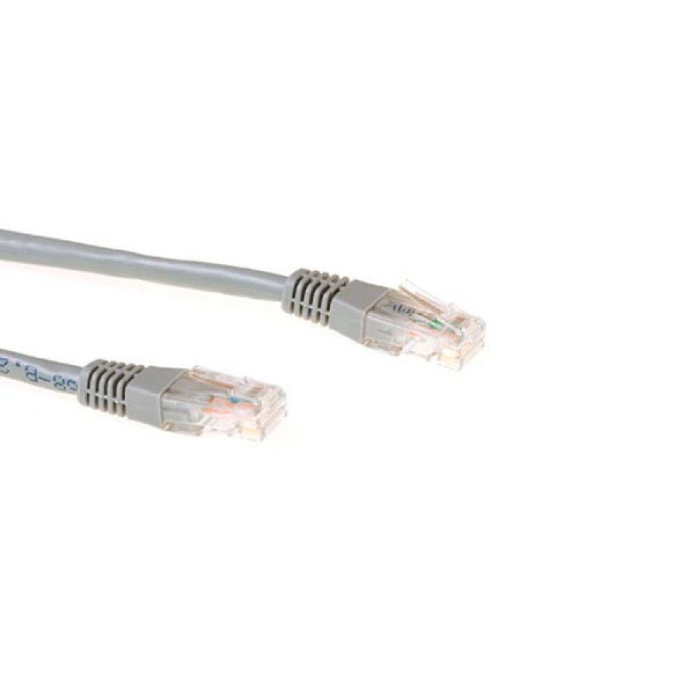 Generic CAT6 U/UTP Netzwerkkabel, CCA, 2m, grau Netzwerk-Patch-Panel