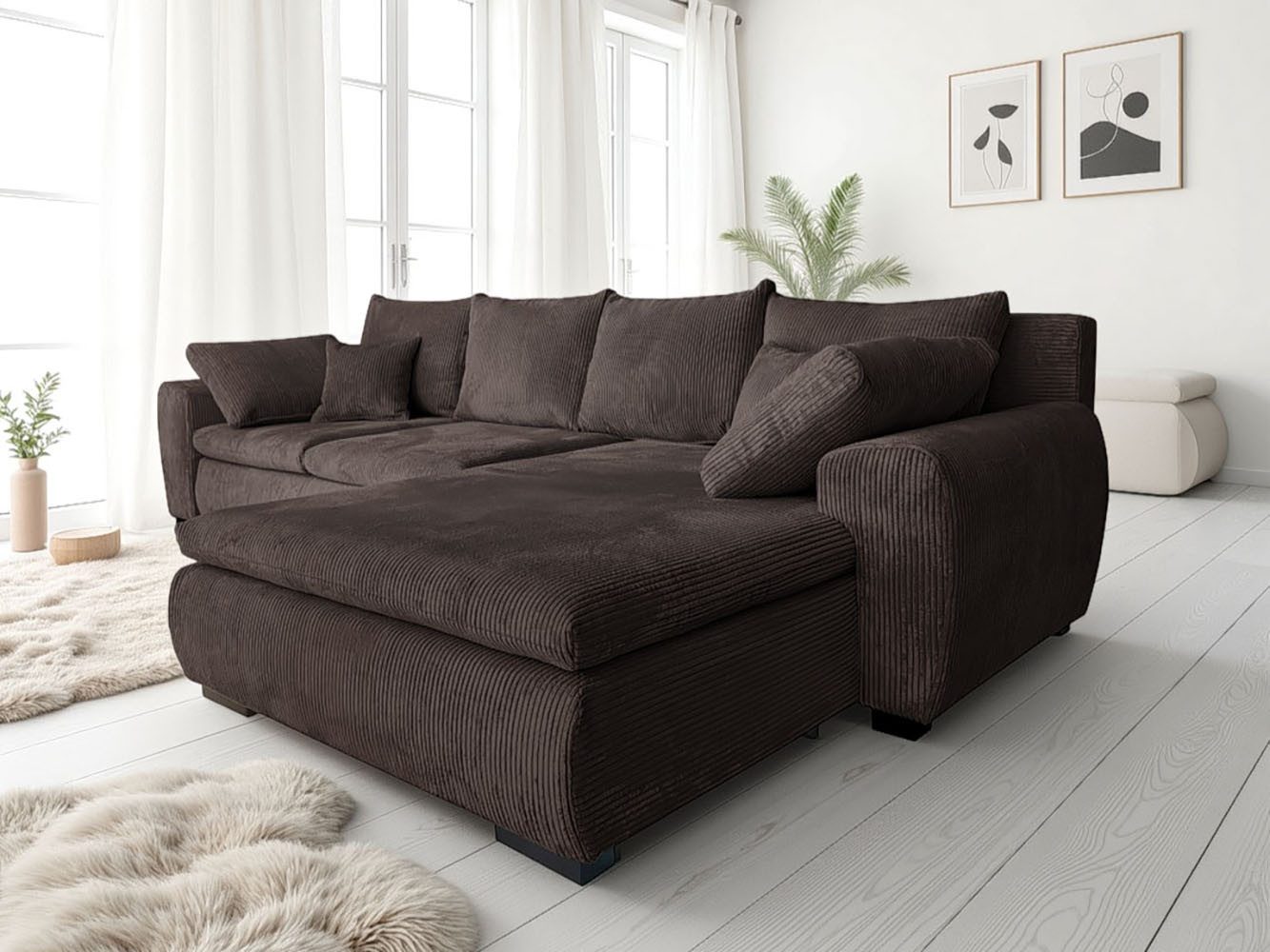Home affaire Ecksofa Cara Mia L-Form, günstig online kaufen