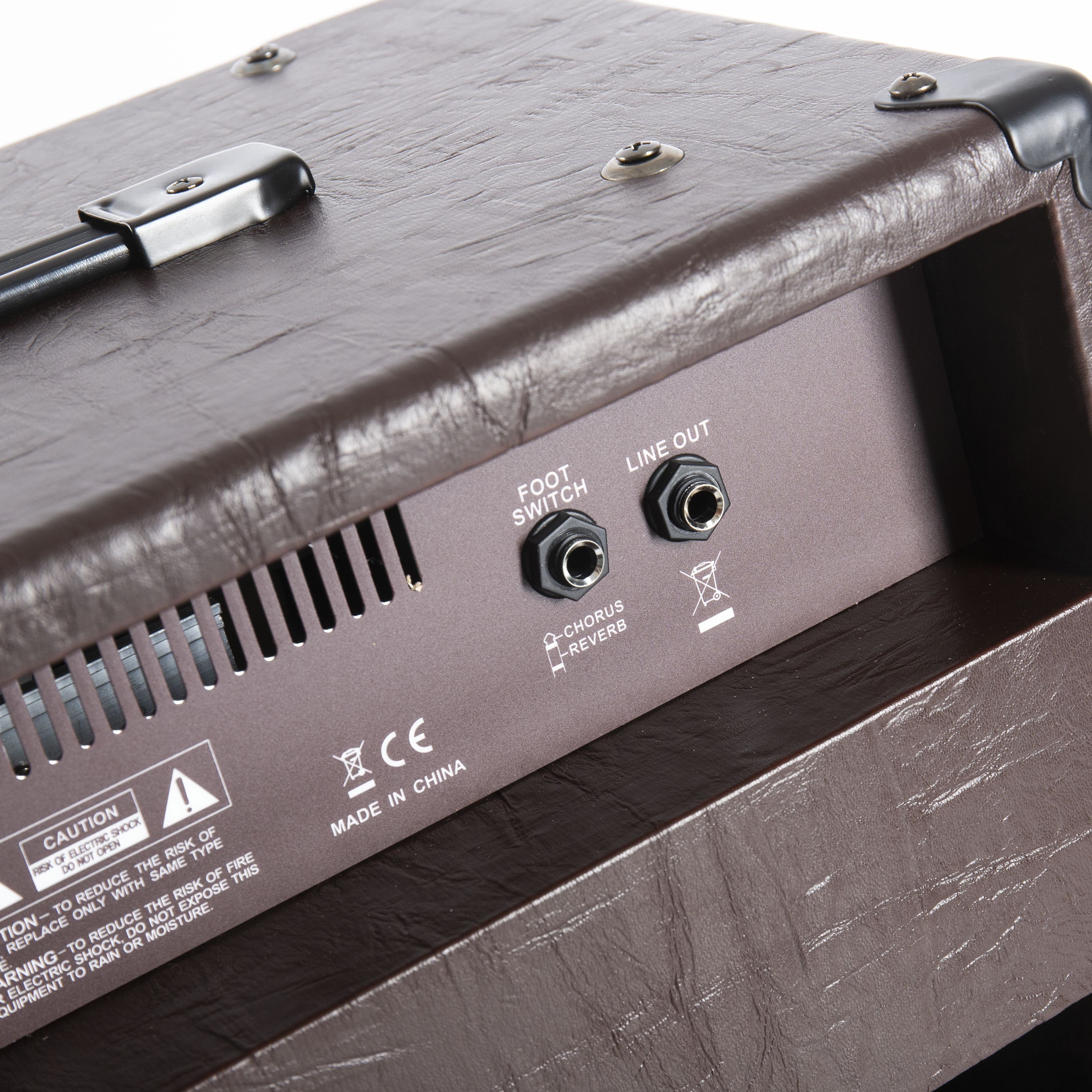 FAME Verstärker Akustik-Verstärker 30 Watt u) mit Gitarre (AE-30 für Kanäle 2 Leistung