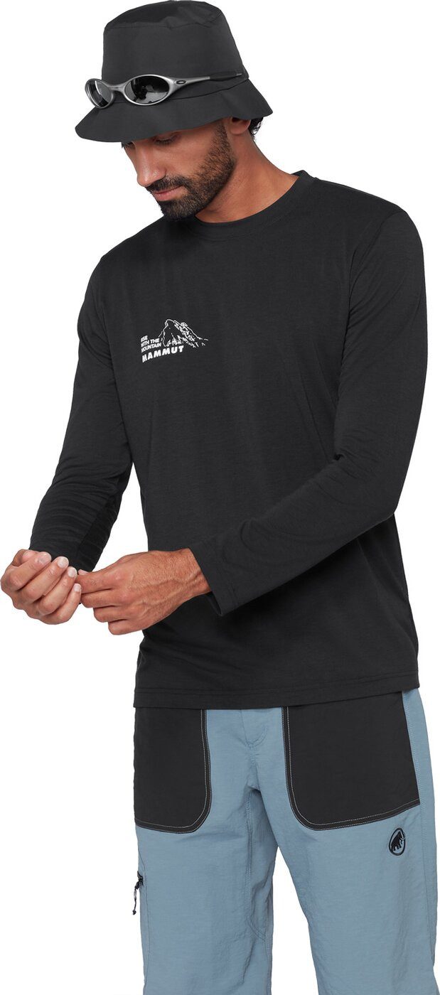 Mammut Longsleeve Mountain Longsleeve T-Shirt Men Bluemlisalphorn black