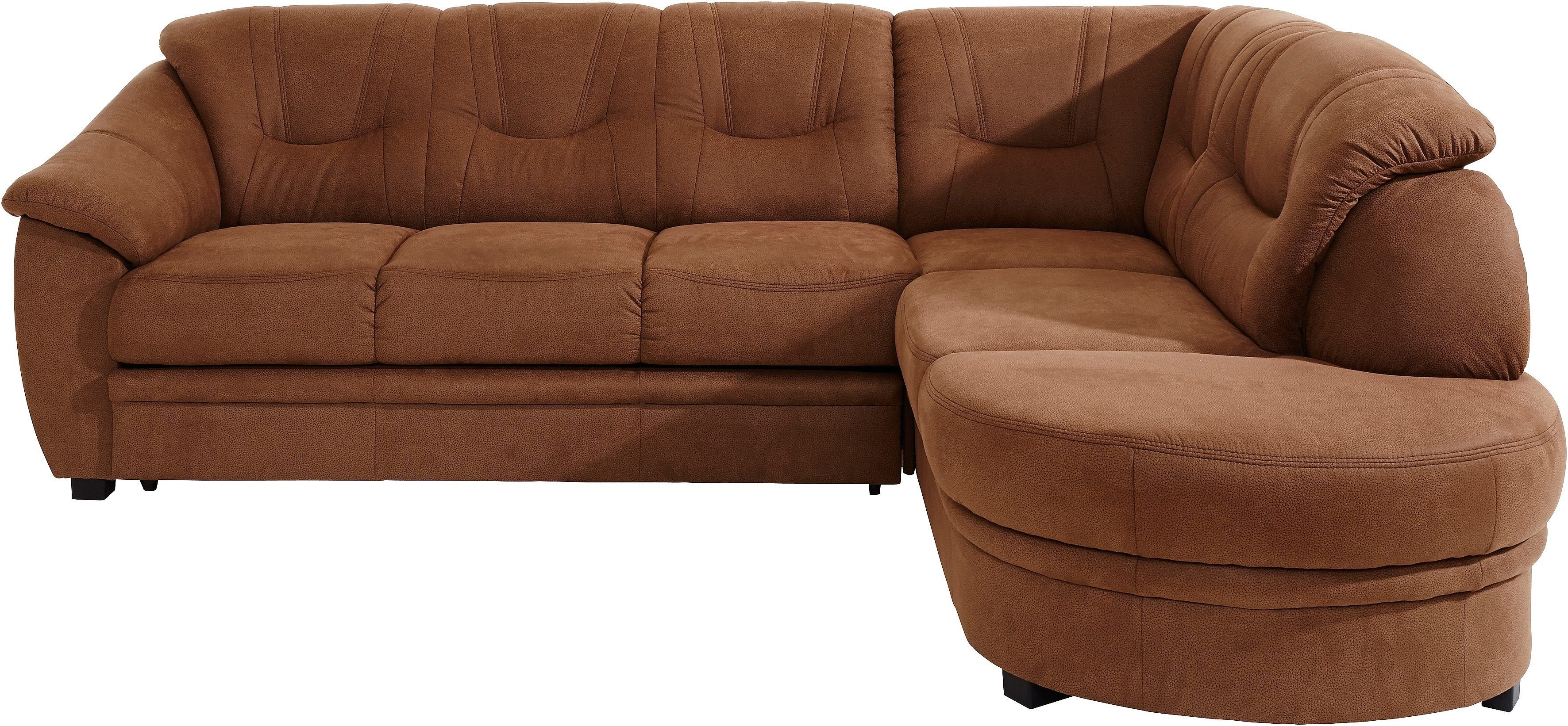 sit&more Ecksofa "Bansin L-Form", wahlweise mit Bettfunktion günstig online kaufen