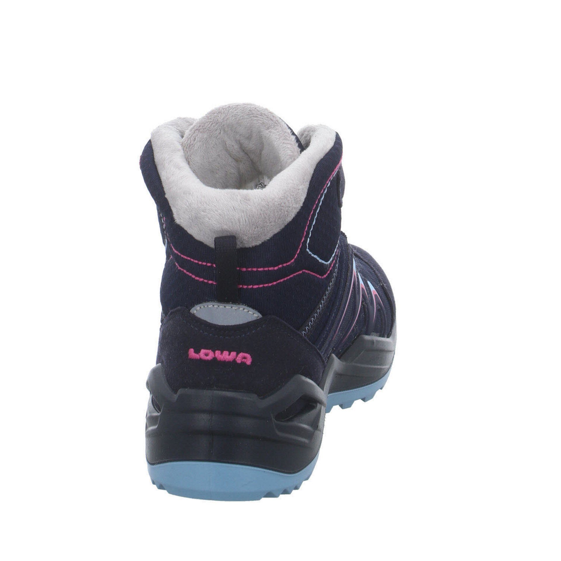 Lowa Jungen Warm Stiefel Boots Stiefel Maddox GTX Textil Schuhe NAVY/BEERE