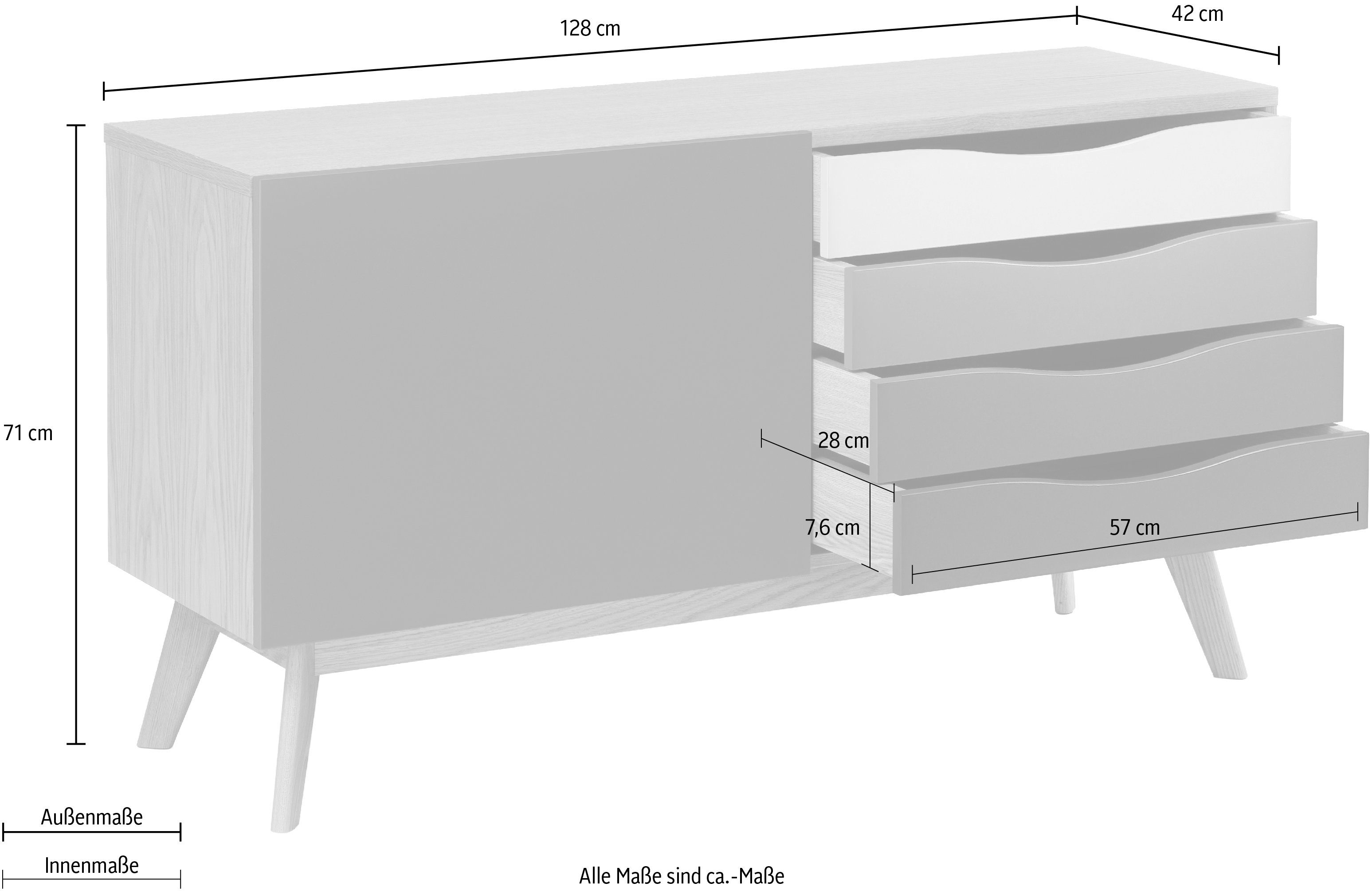 im Woodman Design skandinavischen Kommode,