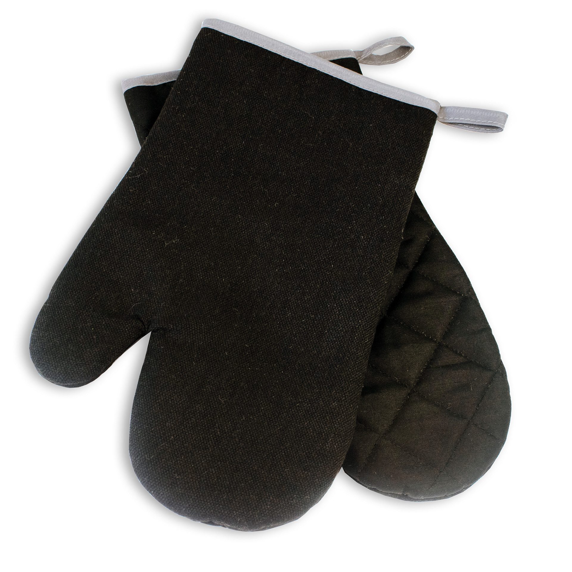 Delindo Lifestyle Topfhandschuhe Ofenhandschuhe, Topflappen, (4er Sparset, 4-tlg., bestehend aus 2x Ofenhandschuh + 2x Topflappen), Hitzebeständig bis 250 °C fü – Bild 2 von 5
