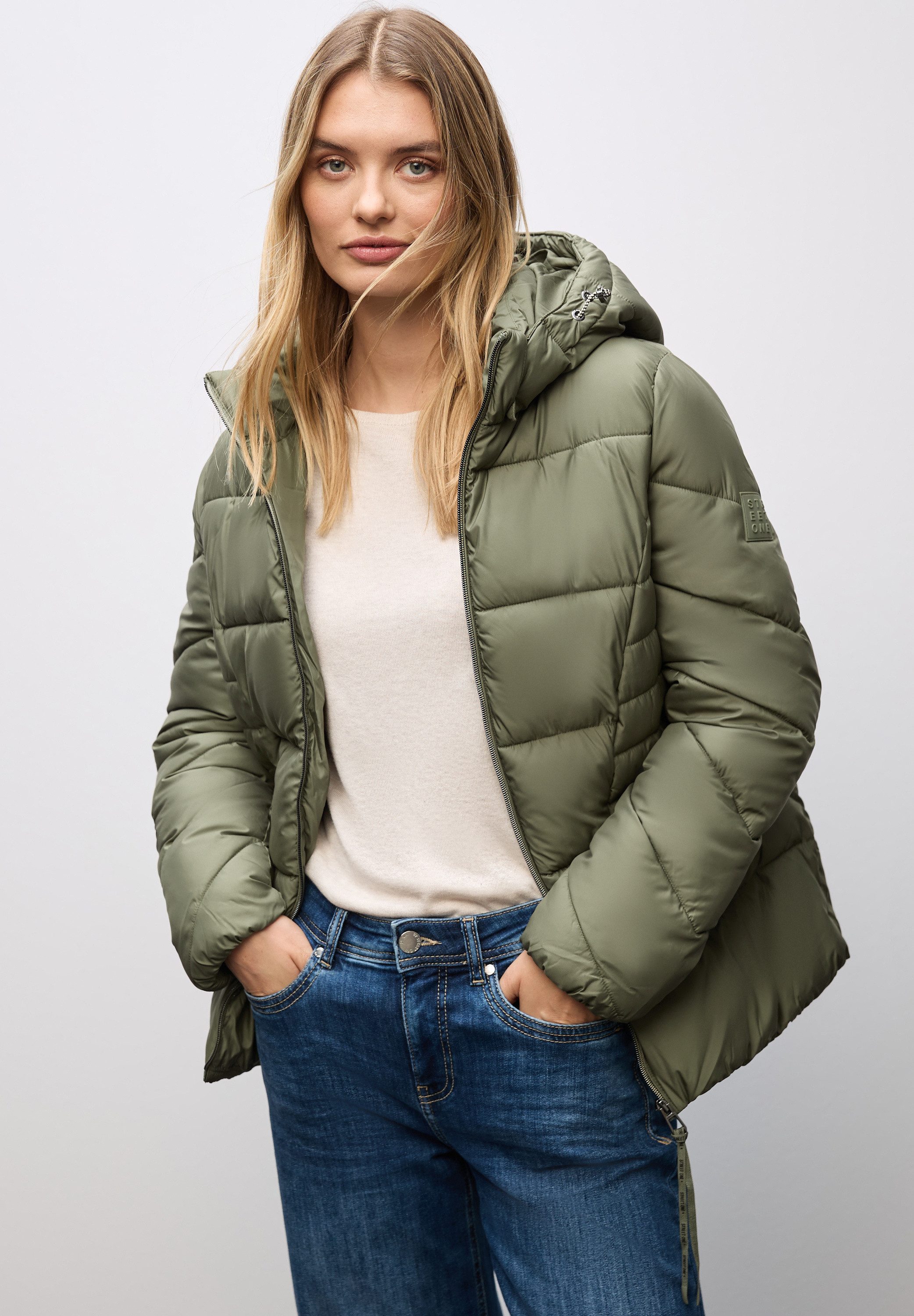 STREET ONE Steppjacke mit Kapuze
