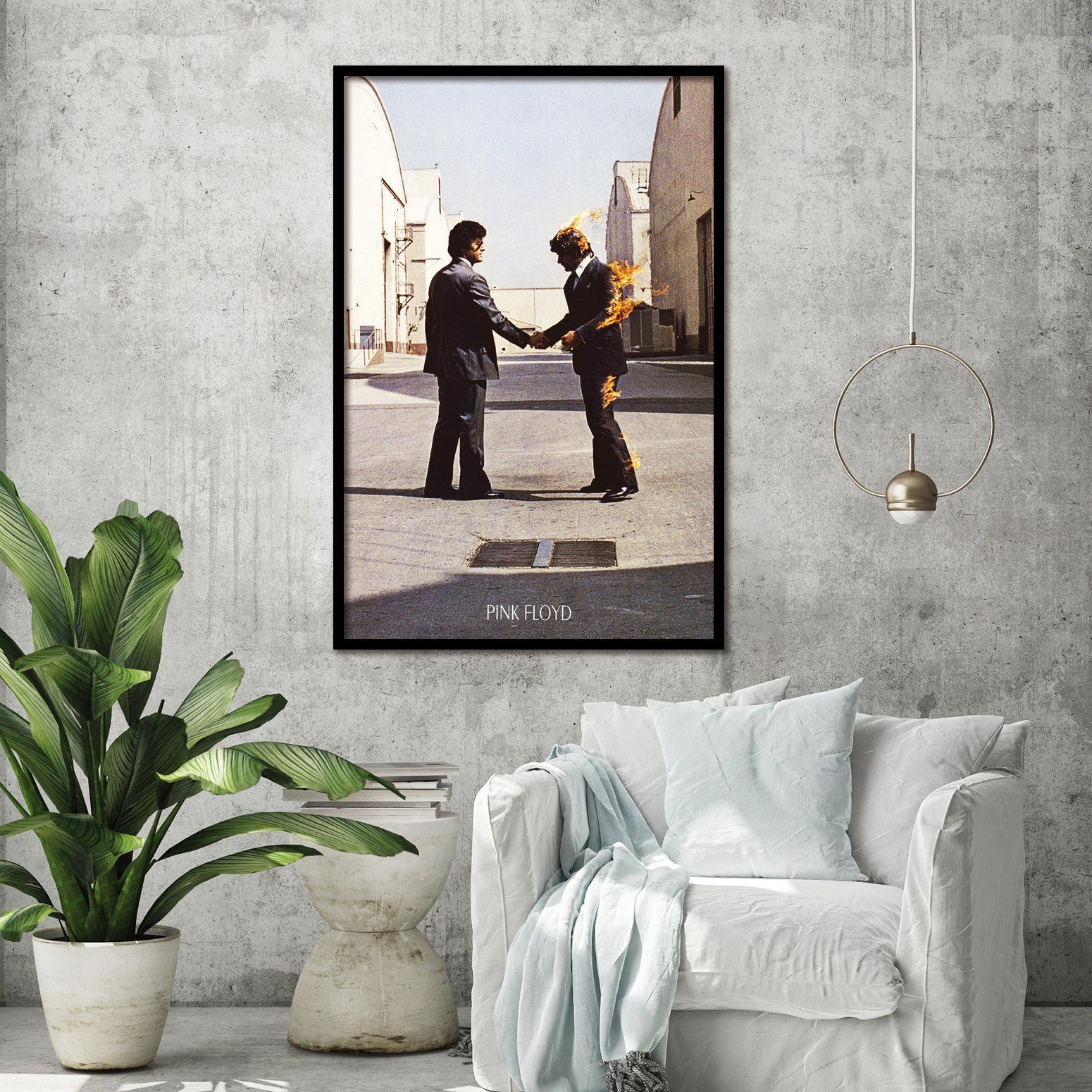 GB eye Poster Pink Floyd Poster LP Cover Wish You Were Here 61 x 91,5 cm günstig online kaufen