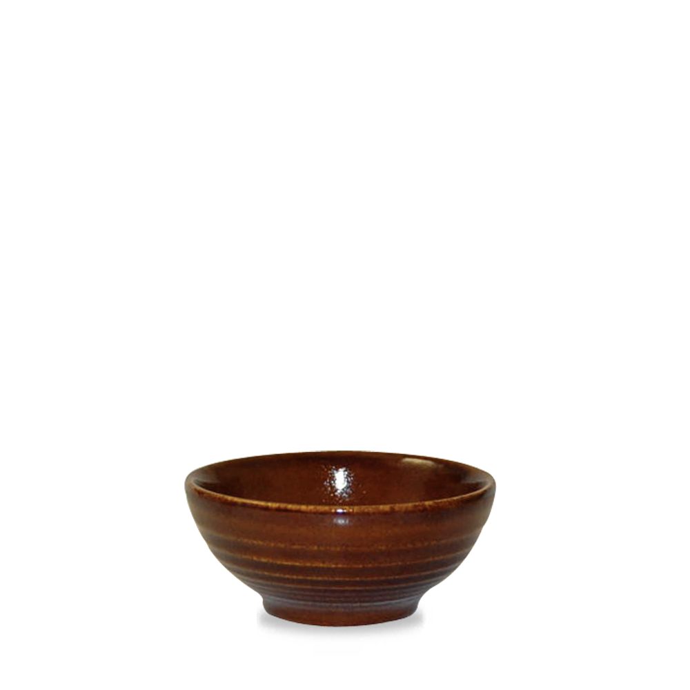 Schale Super Vitrified Cinnamon Ripple Bowl 10,4cm / 17cl, 12