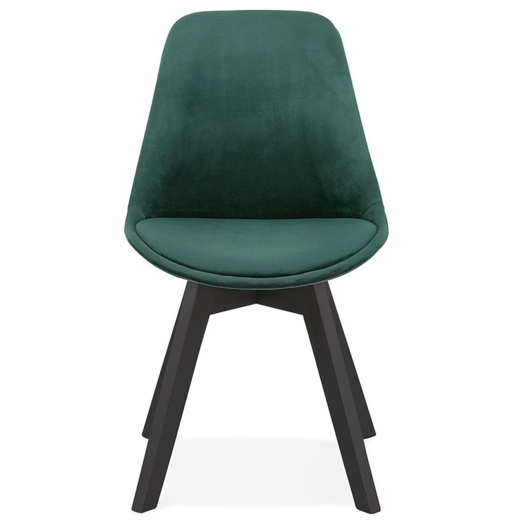 Stuhl DESIGN (green,black) Grün KADIMA x HEBE Esszimmerstuhl 48 56 Textile