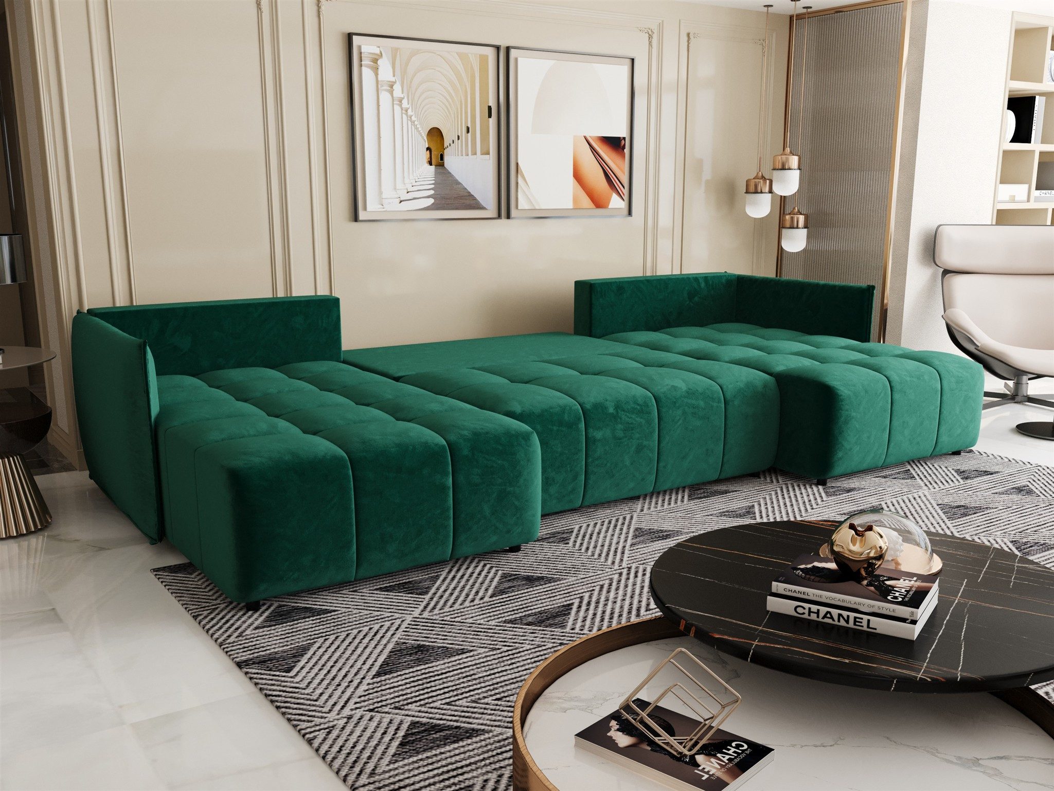 Fun Möbel Wohnlandschaft Sofa TREVISO in günstig online kaufen
