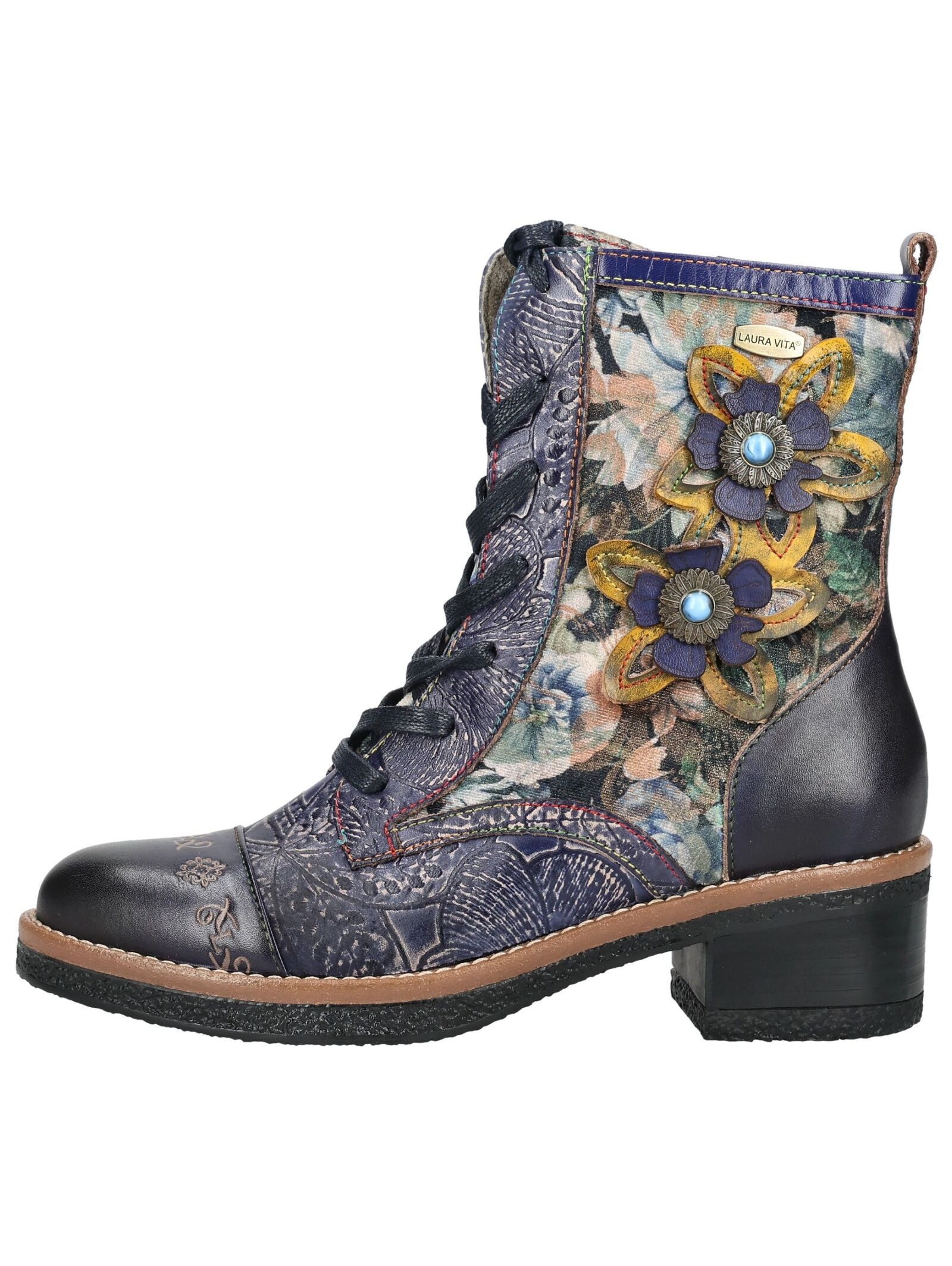 LAURA VITA LAURA VITA Stiefelette Leder/Textil Schnürstiefelette
